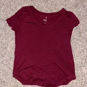 SO Favorite V Neck maroon T shirt. Great condition.